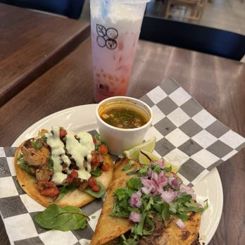 Pretty Little Taco - An Oxtail Birria Taco , Shrimp Birria Taco and Fried Cauliflower Taco - Food Court Near Me - Atlanta, Georgia Pretty Little Taco - An Oxtail Birria Taco , Shrimp Birria Taco and Fried Cauliflower Taco - Food Court Near Me - Atlanta, Georgia