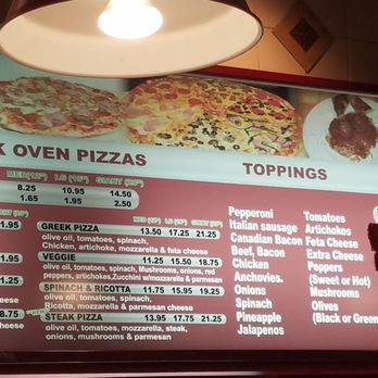 Goombas Pizzeria - List of toppings - Italian Near Me - San Antonio, Texas
