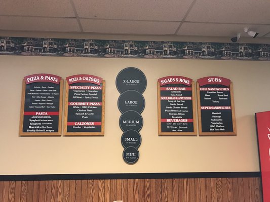 Menu photo 8 Pizza Factory Payson, AZ