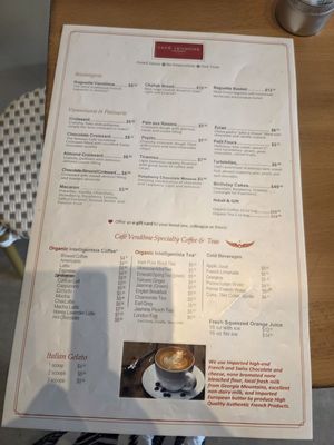 Menu photo 1 Café Vendome Atlanta, GA