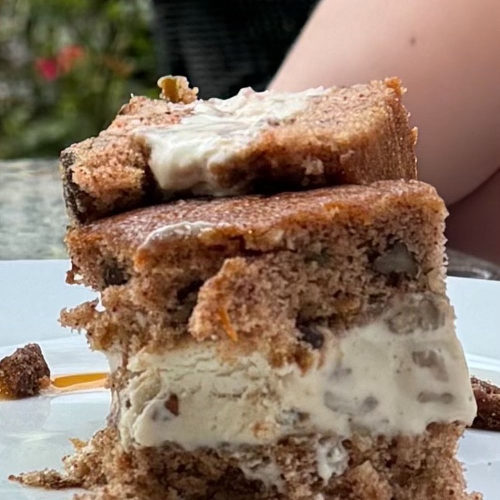 The Hearthstone Bistro - Carrot cake ice cream sandwich - New American Near Me - Muskegon, Michigan The Hearthstone Bistro - Carrot cake ice cream sandwich - New American Near Me - Muskegon, Michigan
