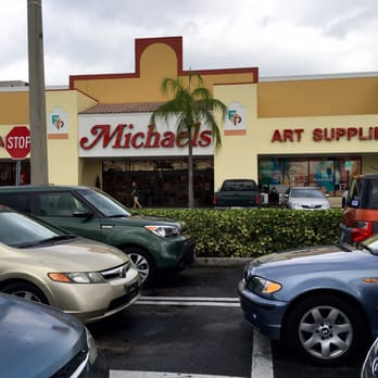 Michaels - Newly painted shopping center to light yellow. I used to like how it looked before but oh well here's Michael's - Arts & Crafts Near Me - Miami, Florida