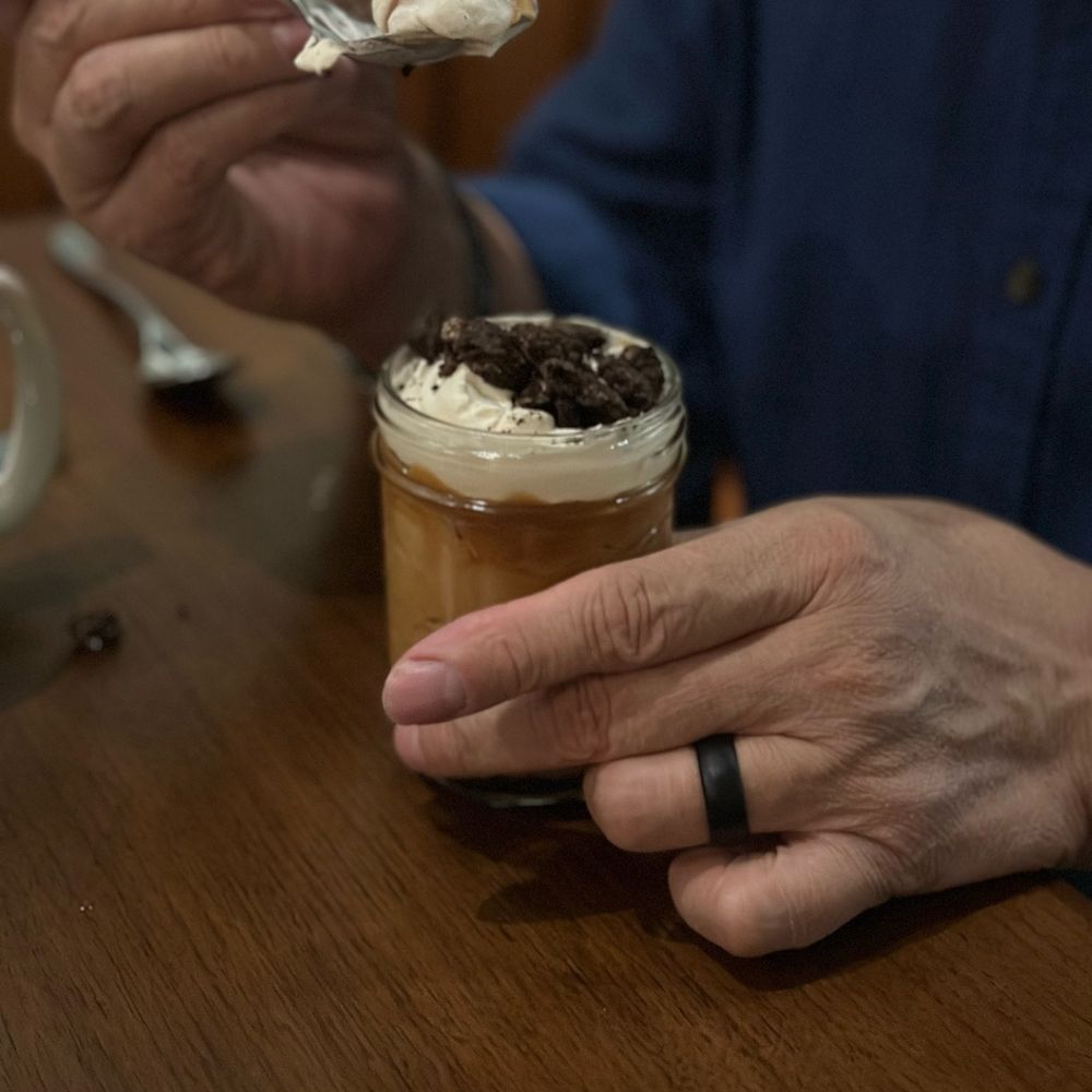 Roux - Butterscotch pudding with crushed Oreos and whipped cream - Breakfast & Brunch Near Me - Salt Lake City, Utah Roux - Butterscotch pudding with crushed Oreos and whipped cream - Breakfast & Brunch Near Me - Salt Lake City, Utah