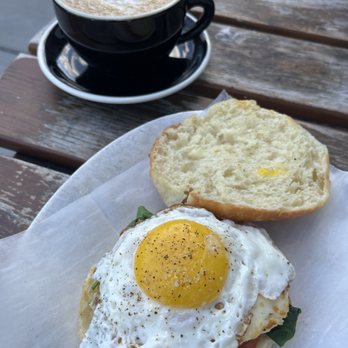 Tatte Bakery & Cafe | Coolidge Corner - Egg sandwich, house latte - Coffee & Tea Near Me - Brookline, Massachusetts