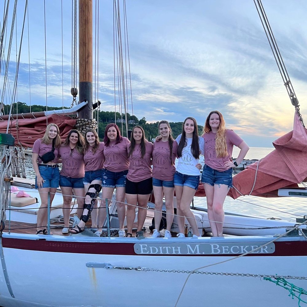 We sailed on the Edith Becker as a bachelorette weekend activity and it was a blast! We sailed on the Edith Becker as a bachelorette weekend activity and it was a blast!