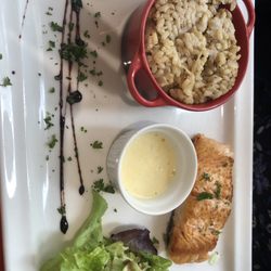 La Terrasse - Salmon with risotto
