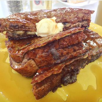Cafe 222 - Peanut Butter Banana French Toast - Breakfast & Brunch Near Me - San Diego, California