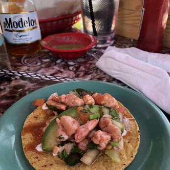 Mariscos Playa Hermosa - The red stuff you see is a mexican hot sauce specific for seafood, that was a condiment on the table. - Mexican Near Me - Phoenix, Arizona Mariscos Playa Hermosa - The red stuff you see is a mexican hot sauce specific for seafood, that was a condiment on the table. - Mexican Near Me - Phoenix, Arizona
