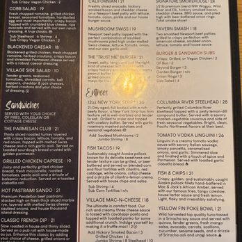 Village Bar & Grill - Menu - Burgers Near Me - Sunriver, Oregon Village Bar & Grill - Menu - Burgers Near Me - Sunriver, Oregon