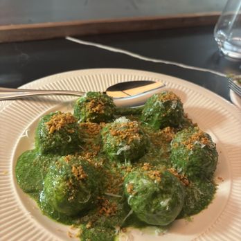 Manifattura - Gnudi al pesto - Italian Near Me - Santa Barbara, California Manifattura - Gnudi al pesto - Italian Near Me - Santa Barbara, California