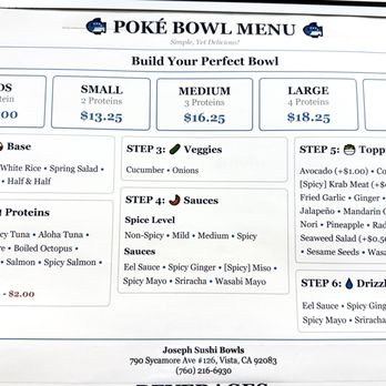 Joseph Sushi Bowls - Poke Near Me - Vista, California Joseph Sushi Bowls - Poke Near Me - Vista, California