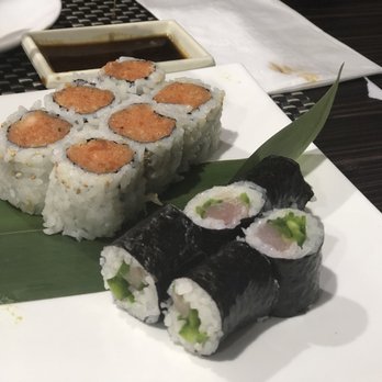 Ninja 86 Sushi - Yellow tail roll and Spicy salmon roll - Sushi Bars Near Me - Brooklyn, New York Ninja 86 Sushi - Yellow tail roll and Spicy salmon roll - Sushi Bars Near Me - Brooklyn, New York
