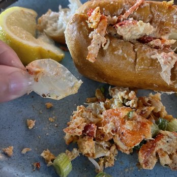 Station 16 - Unexpected piece in my Lobster Roll Lunch that cut into my gums :( - Seafood Near Me - Sacramento, California Station 16 - Unexpected piece in my Lobster Roll Lunch that cut into my gums :( - Seafood Near Me - Sacramento, California