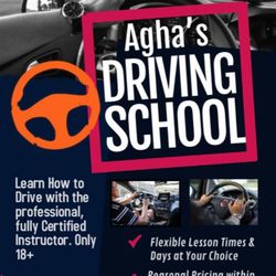 Agha Driving School - Caption