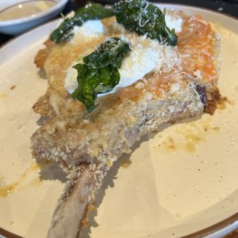 J Trani's Ristorante - Bone in Pork Chop Parmesan - Italian Near Me - San Pedro, California J Trani's Ristorante - Bone in Pork Chop Parmesan - Italian Near Me - San Pedro, California