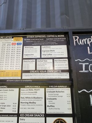 Menu photo 2 Comal County Coffee Spring Branch, TX