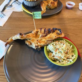 Nando's Peri-Peri - Breast in lemon & herb with a side of coleslaw. This is the way - Chicken Shop Near Me - Houston, Texas