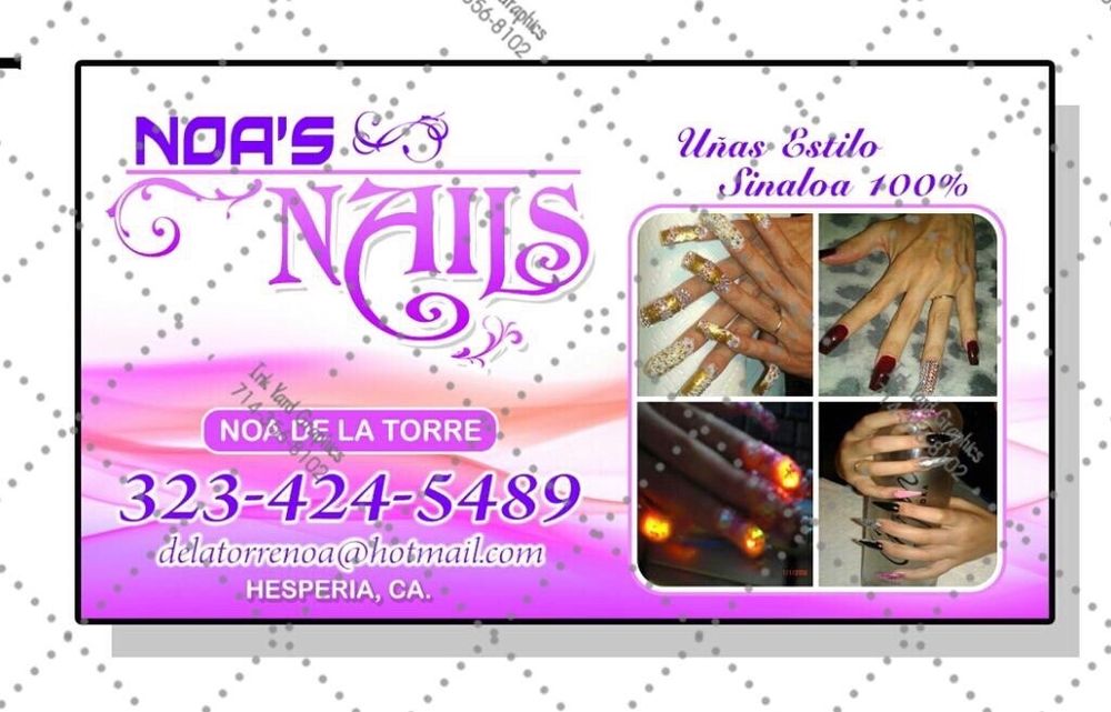 Noa’s Nails Glamour Logo