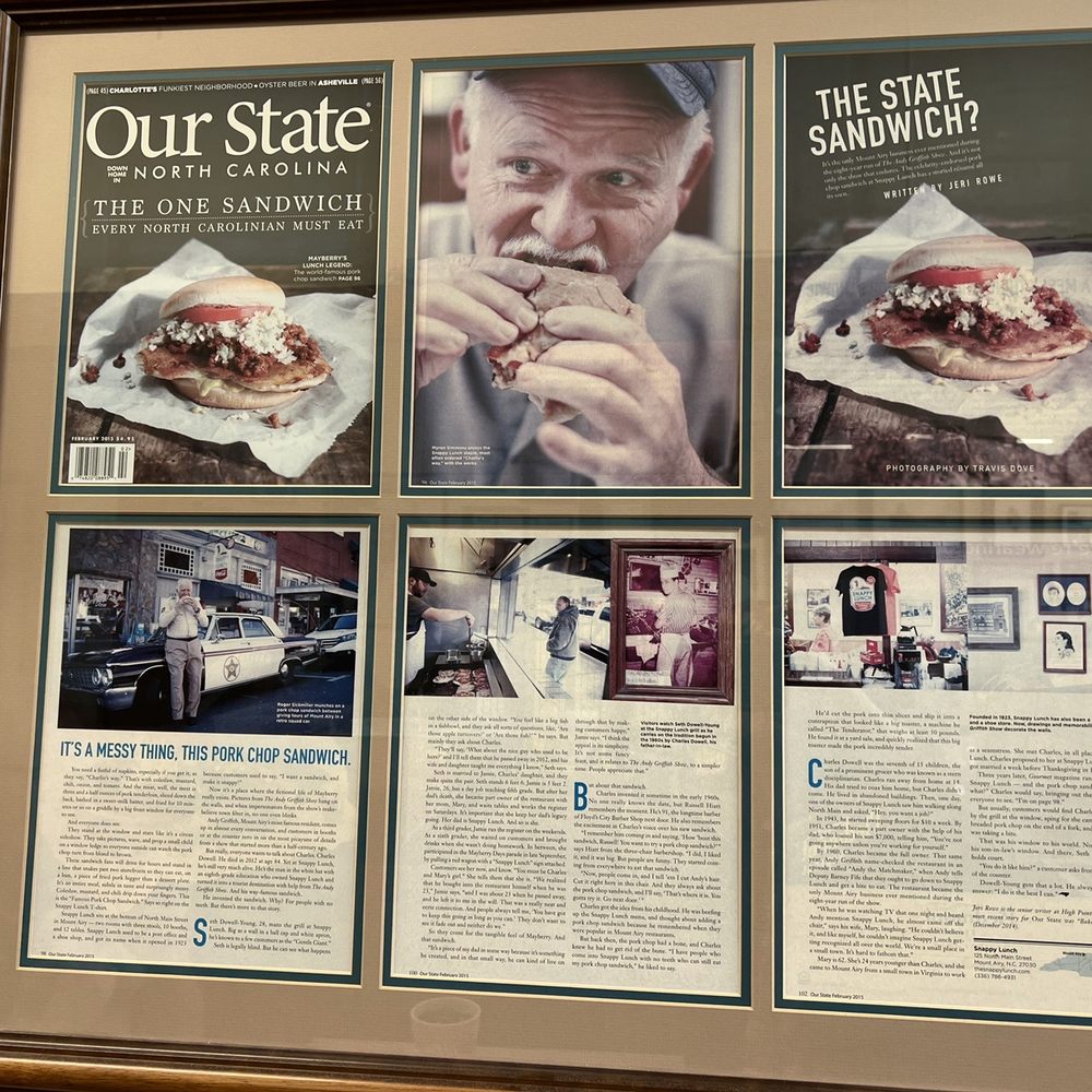 Snappy Lunch - Newsworthy - Sandwiches Near Me - Mt Airy, North Carolina Snappy Lunch - Newsworthy - Sandwiches Near Me - Mt Airy, North Carolina