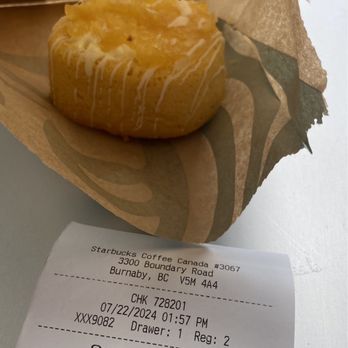 Starbucks - Pineapple cloud cake. Pretty tasty. - Coffee & Tea Near Me - Burnaby, British Columbia Starbucks - Pineapple cloud cake. Pretty tasty. - Coffee & Tea Near Me - Burnaby, British Columbia