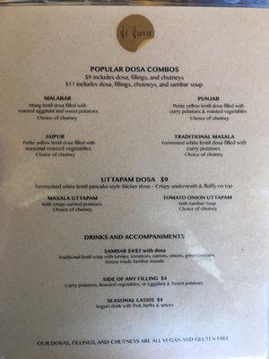 Menu photo 4 DC Dosa Washington, DC, DC