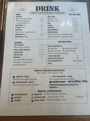 Menu photo 3 January Coffee Boulder, CO
