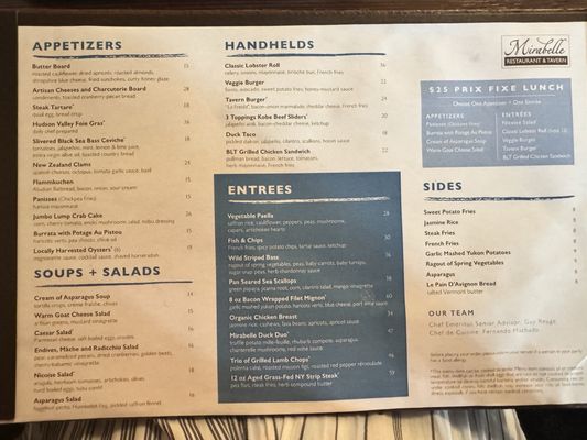 Menu photo 2 Mirabelle Restaurant & Tavern Stony Brook, NY Menu photo 2 Mirabelle Restaurant & Tavern Stony Brook, NY