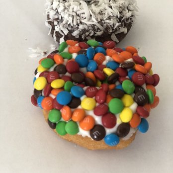 Voodoo Doughnut - Marshall Mathers Doughnut and Chocolate Coconut Doughnut - Donuts Near Me - Austin, Texas Voodoo Doughnut - Marshall Mathers Doughnut and Chocolate Coconut Doughnut - Donuts Near Me - Austin, Texas