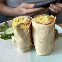 Bl Burrito W/ Salad