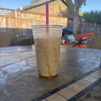 Java Hut - Vanilla Latte Chini w/ Caramel Drizzle and a extra shot of - Coffee & Tea Near Me - Napa, California