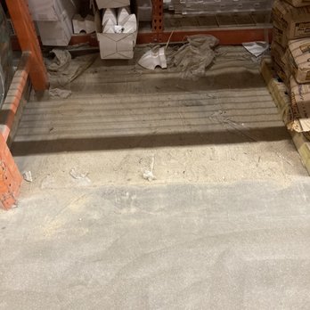 The Home Depot - What is just swept under a pallet. - Nurseries & Gardening Near Me - Rockford, Illinois