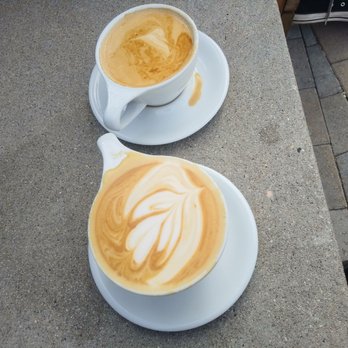 Reborn Coffee - Disappointing ... $6.60 for pumpkin spice and $4.00 for a flat white gets you this. What a joke. - Coffee & Tea Near Me - Brea, California Reborn Coffee - Disappointing ... $6.60 for pumpkin spice and $4.00 for a flat white gets you this. What a joke. - Coffee & Tea Near Me - Brea, California