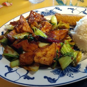 Magic China - Fried Tofu with Bok Choy lunch $7.25 - Chinese Near Me - Cibolo, Texas