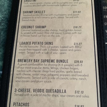 Brewery Bay Food - Menu - Breweries Near Me - Orillia, Ontario Brewery Bay Food - Menu - Breweries Near Me - Orillia, Ontario