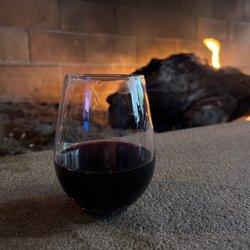 Red Onion Tavern - Wine by the fire