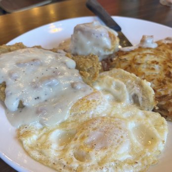Kihei Caffe Lahaina - Chicken fried steak and eggs - Breakfast & Brunch Near Me - Lahaina, Hawaii