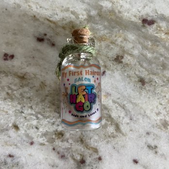 Let Hair Go - Keepsake jar of child's first lock of hair - Hair Salons Near Me - Riverside, Illinois