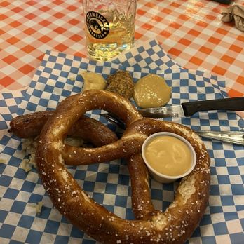 Schweinhaus Biergarten - a pretzel and mustard - German Near Me - Bellingham, Washington Schweinhaus Biergarten - a pretzel and mustard - German Near Me - Bellingham, Washington