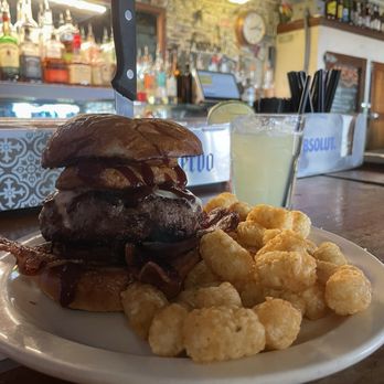 Ira’s Old Corner Saloon - Check out this cowboy burger it's gigantic I love it it's so good !!! - Bars Near Me - Copperopolis, California Ira’s Old Corner Saloon - Check out this cowboy burger it's gigantic I love it it's so good !!! - Bars Near Me - Copperopolis, California