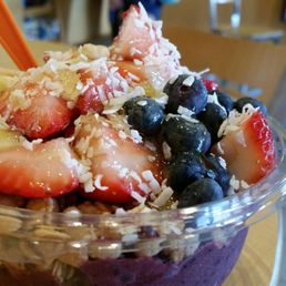 Acai Bowl. It was pretty good. Kind-of expensive but worth a try.