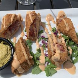 Reuben spring rolls Reuben spring rolls