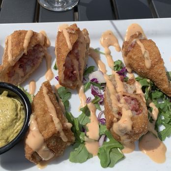 Wood n Tap - Reuben spring rolls - Bars Near Me - Hamden, Connecticut Wood n Tap - Reuben spring rolls - Bars Near Me - Hamden, Connecticut