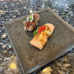 Little Beijing Restaurant - Wagyu and sake toro (I think...?)