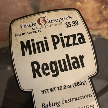 Uncle Giuseppe's Marketplace - mini pizza regular - Grocery Near Me - Ramsey, New Jersey