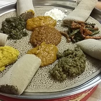 Habesha - This is a solid (and super filling) vegetarian platter! - Ethiopian Near Me - Cincinnati, Ohio Habesha - This is a solid (and super filling) vegetarian platter! - Ethiopian Near Me - Cincinnati, Ohio