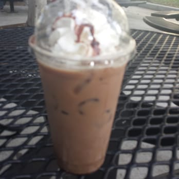 Aloha Java - Large iced orange mocha - Cafes Near Me - Fullerton, California