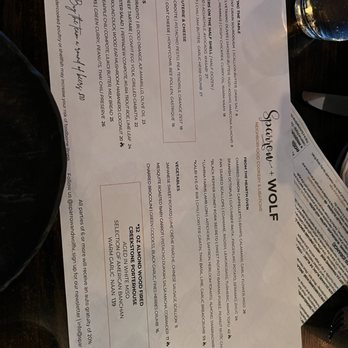 Sparrow + Wolf - Menu - New American Near Me - Las Vegas, Nevada Sparrow + Wolf - Menu - New American Near Me - Las Vegas, Nevada