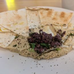 Hummus and pita Hummus and pita