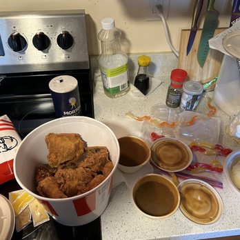 KFC - Taken before the all out assault. Very delicious! - Fast Food Near Me - Waianae, Hawaii