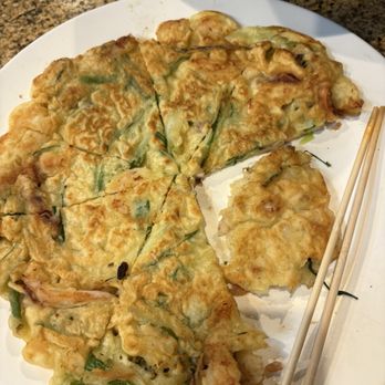 ZZIM Korean Grill - Seafood pancake - Korean Near Me - Austin, Texas ZZIM Korean Grill - Seafood pancake - Korean Near Me - Austin, Texas